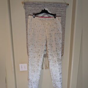 Trina Turk Cream and Gold pants